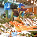 Fish stall at the Marché des Enfants Rouges